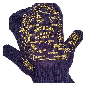 Michigan Map Mittens